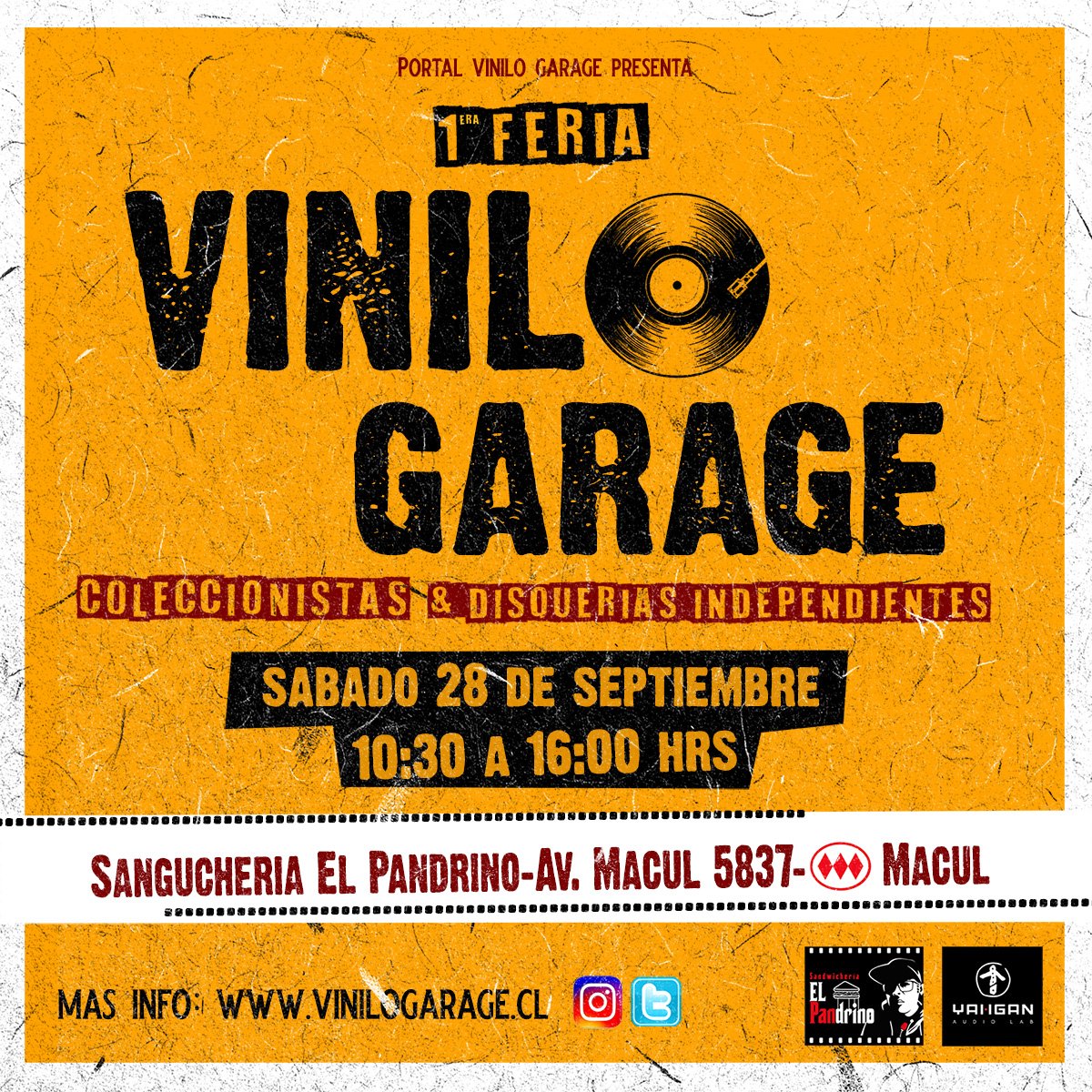 Feria de Vinilos, Sábado 28 de Septiembre.